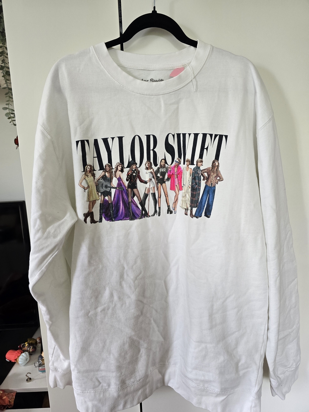 Taylor Swift White Eras Graphic Crew Sweatshirt - Picture 4 of 4